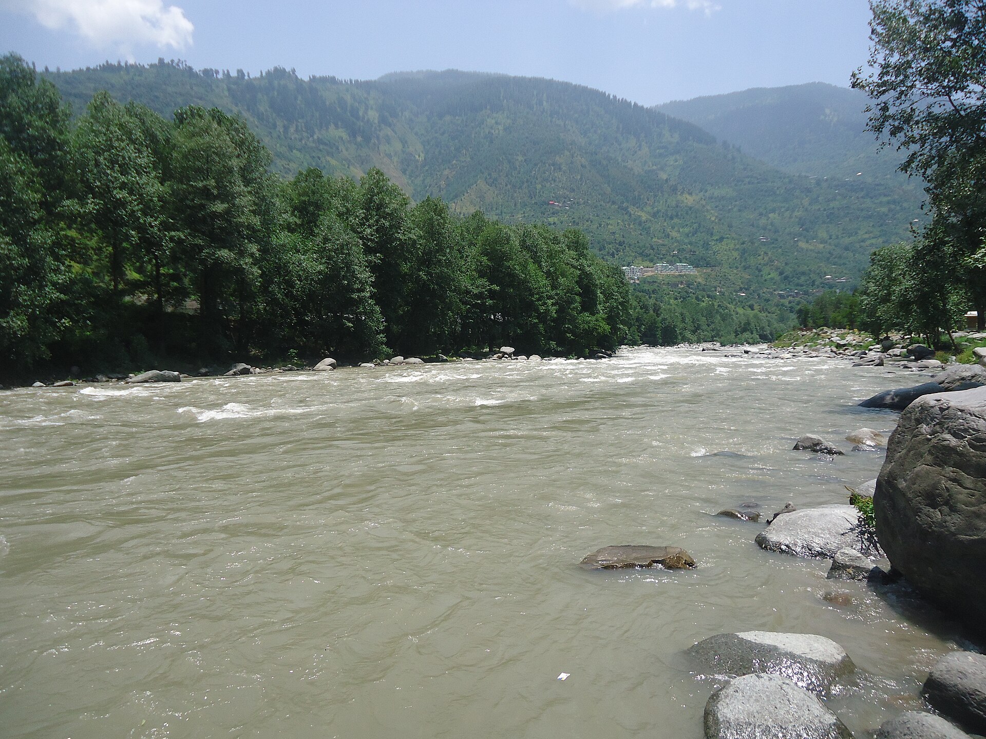 Beas River at Kullu, Himachal Pradesh